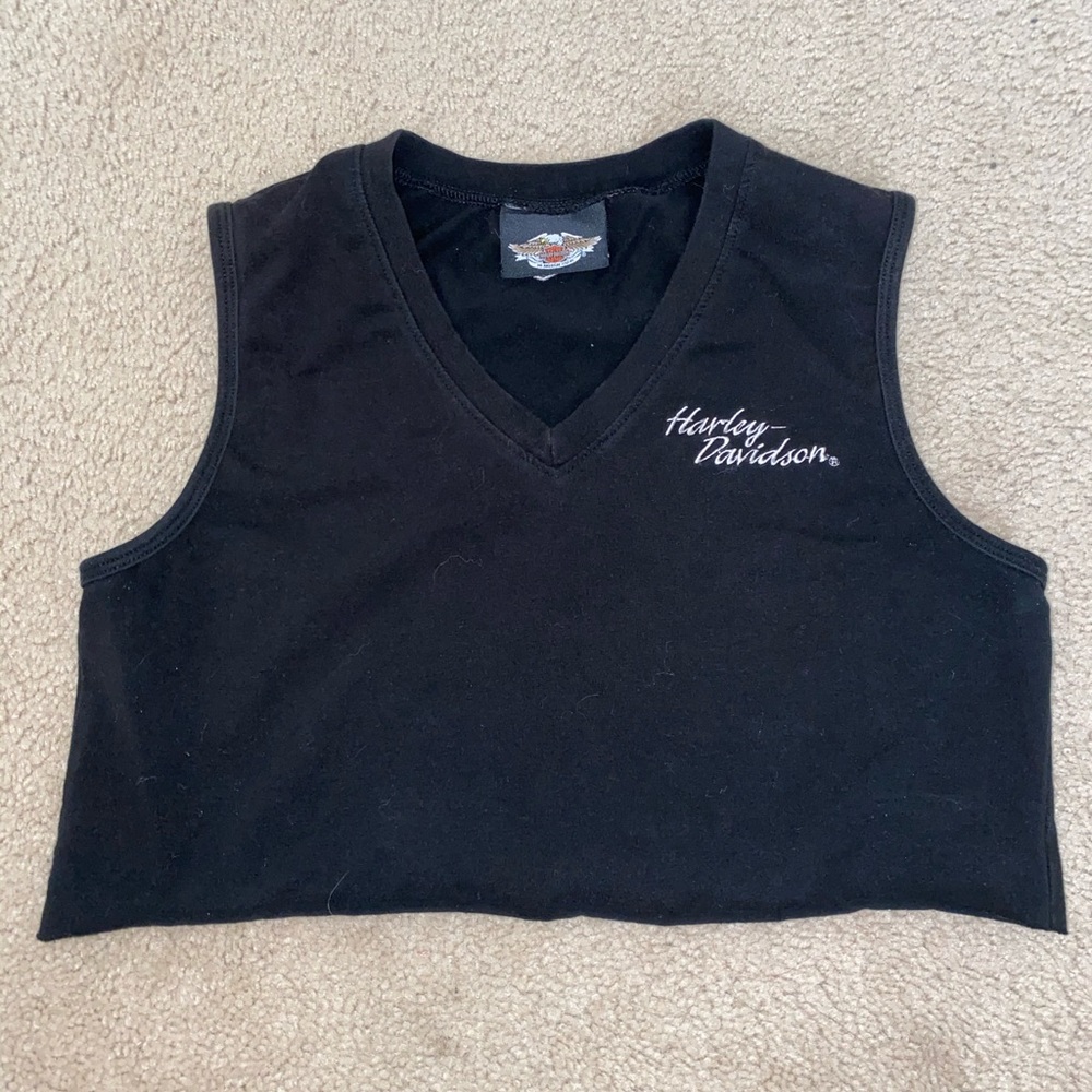 Harley Davidson Cropped Tank